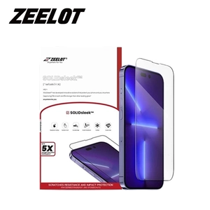 Dán chống va đập Apple iPhone 14 Pro max Zeelot Solidsleek Full Cao Cấp Đen