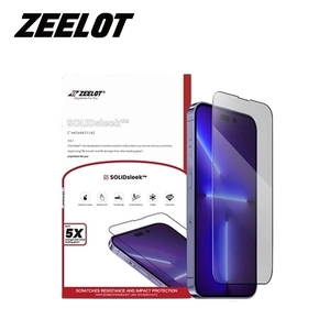 Dán chống va đập Apple iPhone 14 Pro Max Zeelot Solidleek Privacy Full Đen Cao Cấp Chống Nhìn Trộm