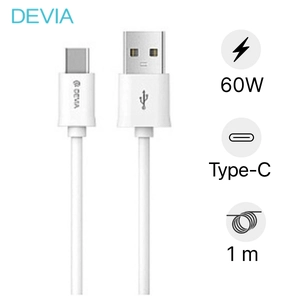 Cáp Devia Kintone Series Type-C 1m Trắng
