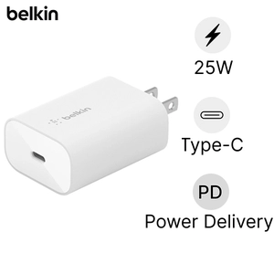Sạc nhanh Belkin 25W PD màu trắng