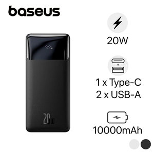Pin sạc dự phòng Baseus Bipow 10000mAh 20W màn hình LCD