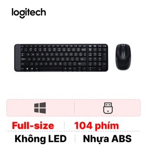 Combo bàn phím + Chuột không giây Logitech MK215