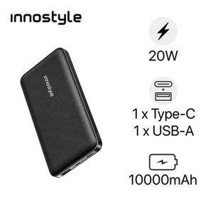 Pin dự phòng Innostyle Powermax 10.000mah PD/QC3.0 20W IP20PD