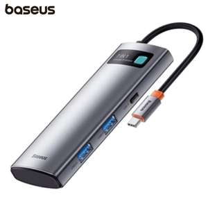 Hub Chuyển ĐổI Baseus Metal Gleam Type-C 7 Trong 1