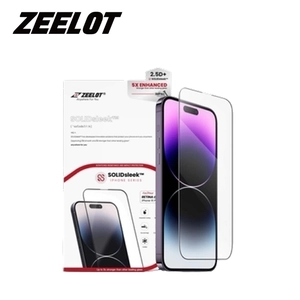 Dán Chống Va Đập iPhone 15 Pro Max Zeelot Solidsleek Full Cao Cấp Đen
