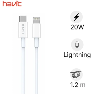 Cáp sạc Havit USB-C to Lightning 1.2M