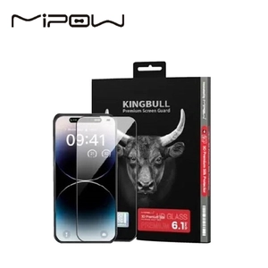 Dán cường lực iPhone 15 Pro Mipow Premium chống va đập Full cao cấp