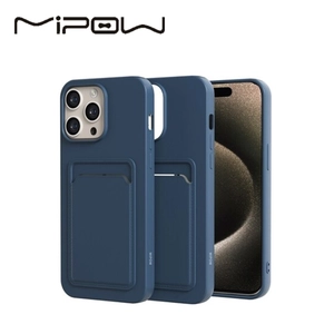 Ốp lưng iPhone 15 Pro Max Mipow Card Holder Tpu & Pu Leather