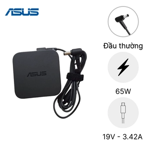 Sạc Laptop Asus 19V 3.42A 65W - Đầu thường NQ hình vuông