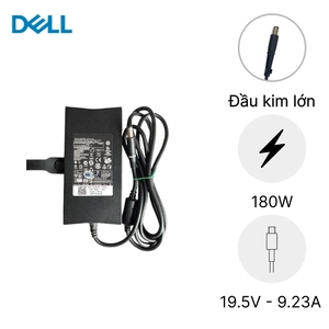 Sạc Laptop Dell 19.5V 9.23A 180W - Đầu kim lớn