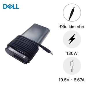 Sạc Laptop Dell 19.5V 6.67A 130W - Đầu kim nhỏ NQ hình Oval