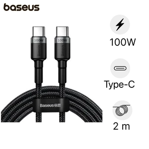 Cáp sạc nhanh Baseus Cafule PD 2.0 100W Type-C to Type-C (20V 5A) 2M