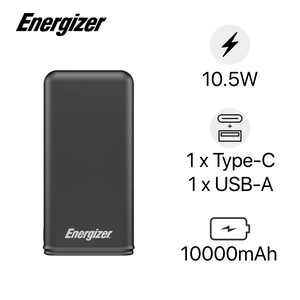 Pin sạc dự phòng Energizer 10000mAh 3.7V Li-Polymer - UE10026BK