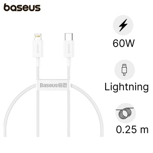 Cáp Type-C to Lightning Baseus Superior Series 0.25M