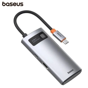 Hub Chuyển ĐổI Baseus Metal Gleam Type-C 4 Trong 1