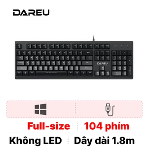 Bàn phím có dây chống nước Dareu LK135