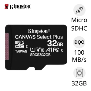 Thẻ nhớ Micro Kingston Class 10 32GB ( Không Adapter )