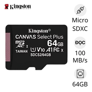 Thẻ nhớ Micro Kingston Class 10 64GB ( Không Adapter )