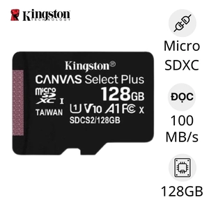 Thẻ nhớ Micro Kingston Class 10 128GB ( Không Adapter )