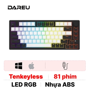 Bàn Phím Cơ Dareu Ek75 White-Black