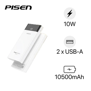 Pin sạc dự phòng Pisen Mr White Power Station 10.500 mAh