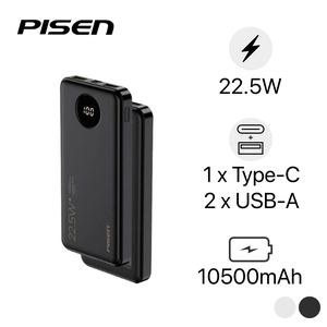 Pin dự phòng Pisen Pro - Power Cube 10.000 mAh 22.5W