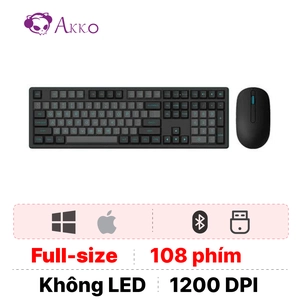 Combo bàn phím + chuột không dây AKKO MX108
