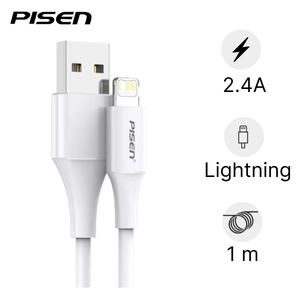 Cáp sạc Pisen - Mr White USB-A to lightning 1m
