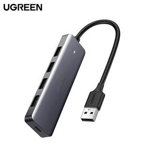 Hub chuyển đổi Ugreen 4 cổng USB 3.0 + Micro USB, vỏ mạ kim loại, siêu mỏng CM219 50985