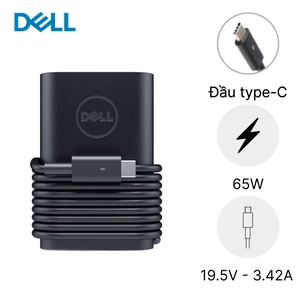 Sạc Laptop Dell 19.5V 3.42A 65W - Đầu Type C NQ