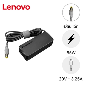 Sạc Laptop Lenovo 20V 3.25A 65W - Đầu lớn