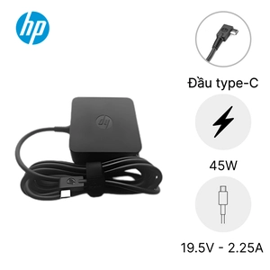 Sạc Laptop HP 19.5V 2.25A 45W - Đầu Type C NQ