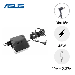 Sạc Laptop Asus 19V 2.37A 45W - Đầu lớn
