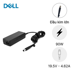 Sạc Laptop Dell 19.5V 4.62A 90W - Đầu kim lớn NQ