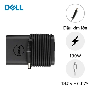 Sạc Laptop Dell 19.5V 6.67A 130W - Đầu kim lớn NQ hình Oval