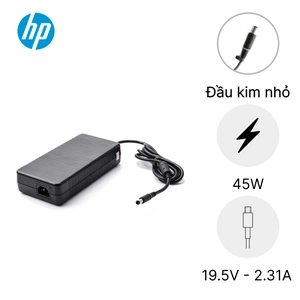Sạc Laptop HP 19.5V 2.31A 45W - Đầu kim nhỏ NQ