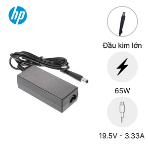 Sạc Laptop HP 19.5V 3.33A 65W - Đầu kim lớn