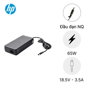 Sạc Laptop HP 18.5V 3.5A 65W - Đầu đạn NQ