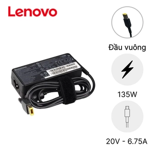 Sạc Laptop Lenovo 20V 6.75A 135W - Đầu vuông NQ