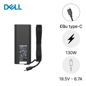 Sạc Laptop Dell 19.5V 6.7A 130W - Đầu Type C NQ