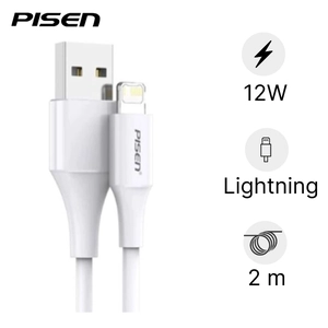 Cáp Pisen Fast - Vivid USB-A to Lightning 2M