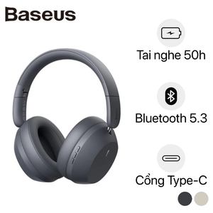 Tai nghe chụp tai Bluetooth Baseus Bass 35 Max