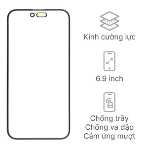 Linh kiện kính màn hình iPhone 16 Pro Max