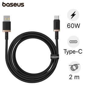 Cáp Baseus Dura Series Usb-A to C 60w dài 2m