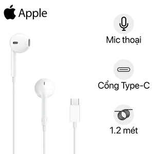 Tai nghe Apple Earpods cổng Usb-C chính hãng