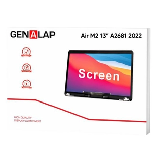 Linh kiện màn hình MacBook Air M2 2022 13 inch A2681 nguyên khung chính hãng GenALap Pro