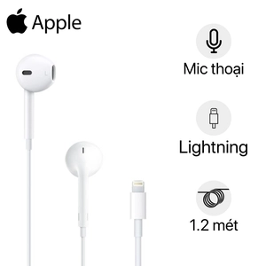 Tai nghe Apple Earpods cổng Lightning chính hãng - MWTY3ZA/A