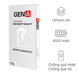 Thay pin iPhone 11 Pro Max dung lượng siêu cao chính hãng GENA
