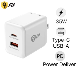 Sạc 9Fit PD 35W 1A1C GaN 001W