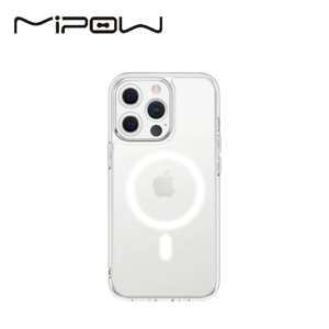 Ốp lưng iPhone 13 Pro Mipow Tempered Glass With Magsafe Transparent